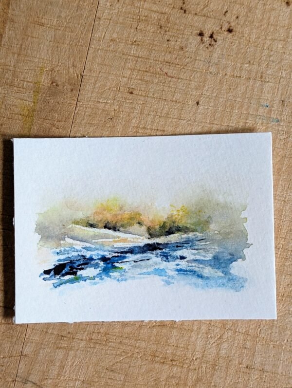 ACEO Art trading card category. Original watercolour landscape paintings