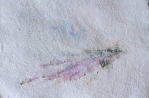Original lavender field painting. A landscape painting of France